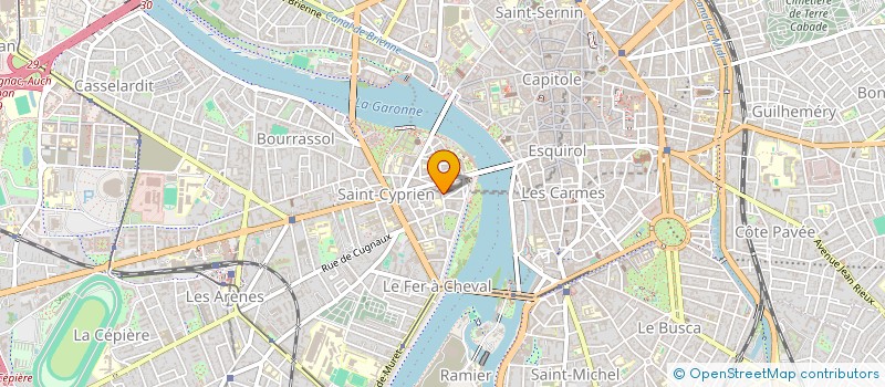 localisation de l'entreprise MONSIEUR THOMAS GIRARDIN à TOULOUSE