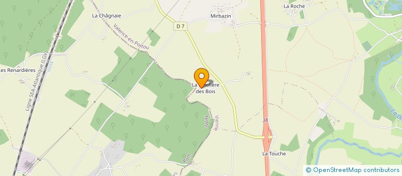 localisation de l'entreprise MONSIEUR THOMAS GIRAUD  VALENCE-EN-POITOU