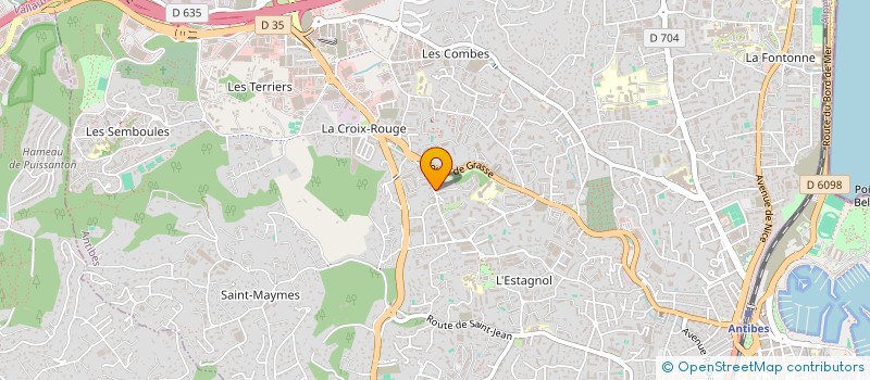 localisation de l'entreprise MONSIEUR THOMAS GIRAUD  ANTIBES