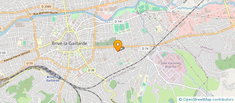 localisation de l'entreprise MONSIEUR THOMAS GIROU  BRIVE-LA-GAILLARDE