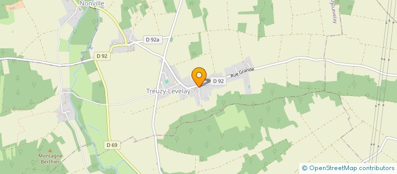 localisation de l'entreprise MONSIEUR THOMAS GIUDICI  TREUZY-LEVELAY