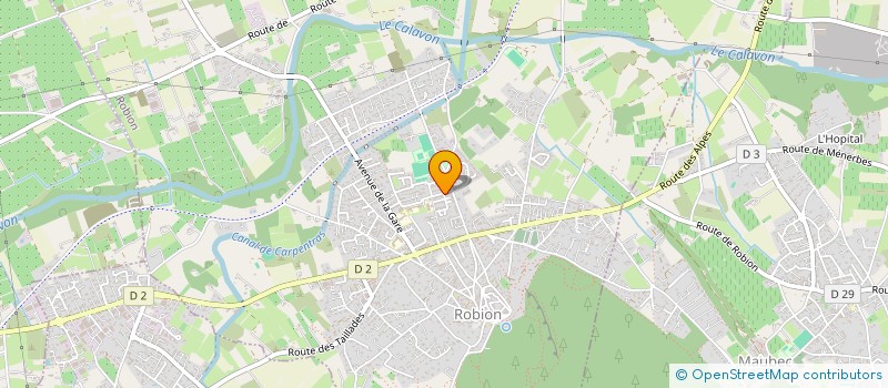 localisation de l'entreprise MONSIEUR THOMAS GIUSTINIANI  ROBION