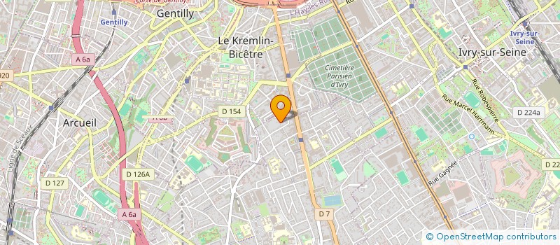 localisation de l'entreprise MONSIEUR THOMAS GIVERT  VILLEJUIF