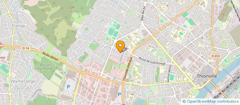 localisation de l'entreprise MONSIEUR THOMAS GLADEL  THIONVILLE