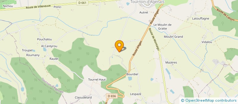 localisation de l'entreprise MONSIEUR THOMAS GLADINE  BOURG-DE-VISA