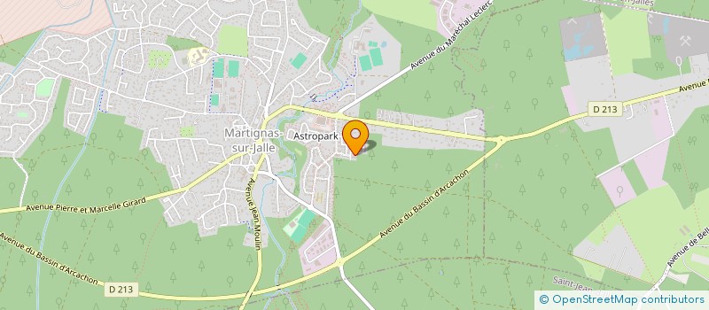 localisation de l'entreprise MONSIEUR THOMAS GLISE  MARTIGNAS-SUR-JALLE