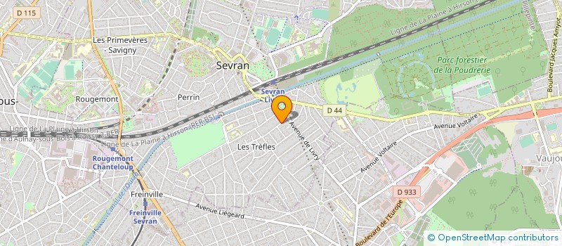 localisation de l'entreprise MONSIEUR THOMAS GODARD à SEVRAN