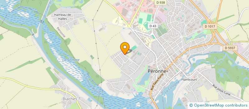 localisation de l'entreprise MONSIEUR THOMAS GODEFROY  PERONNE