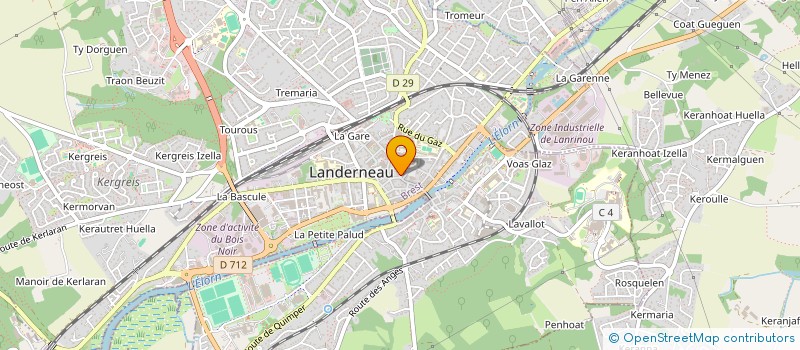 localisation de l'entreprise MONSIEUR THOMAS GODIN à LANDERNEAU