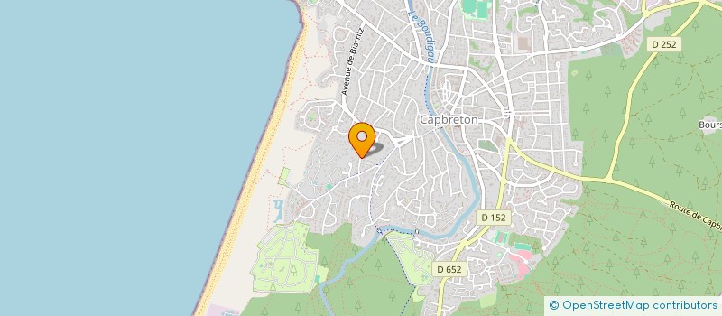 localisation de l'entreprise MONSIEUR THOMAS GODIN  BOUCAU