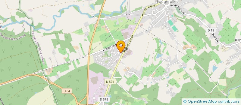 localisation de l'entreprise MONSIEUR THOMAS GODTLER  FOUGEROLLES-SAINT-VALBERT