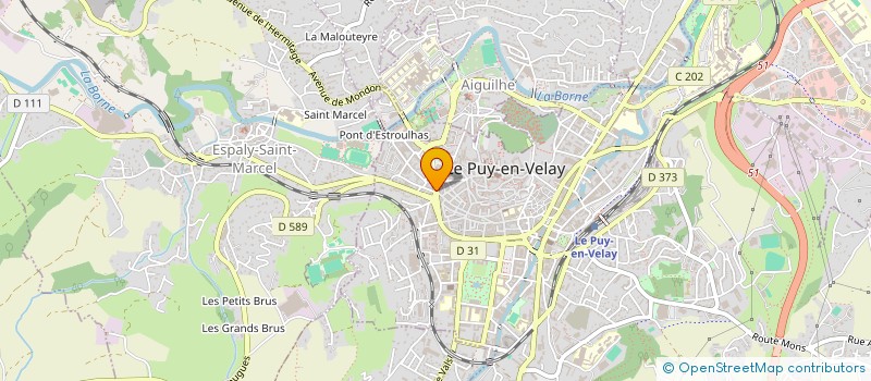 localisation de l'entreprise MONSIEUR THOMAS GOEPFERT  LE PUY-EN-VELAY