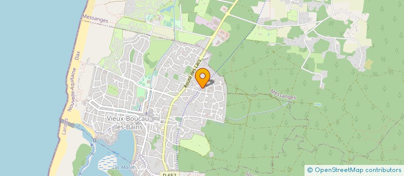 localisation de l'entreprise MONSIEUR THOMAS GOMES  VIEUX-BOUCAU-LES-BAINS