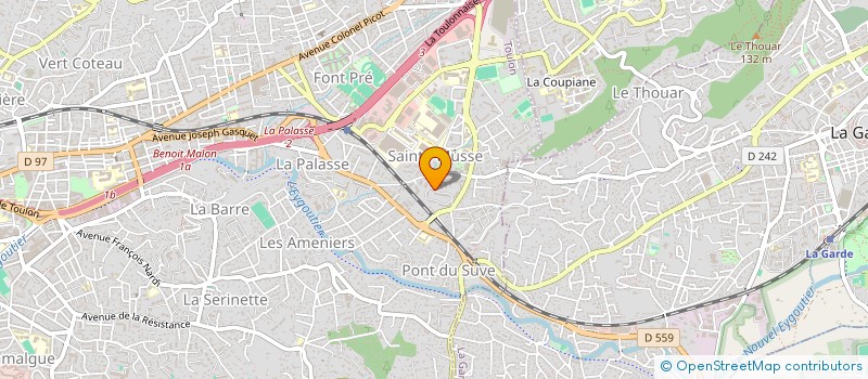 localisation de l'entreprise MONSIEUR THOMAS GOMEZ  TOULON