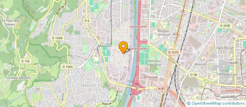 localisation de l'entreprise MONSIEUR THOMAS GONCALVES à SEYSSINS