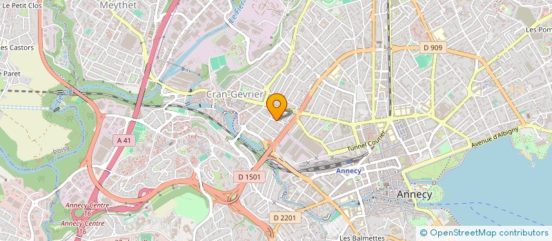 localisation de l'entreprise MONSIEUR THOMAS GONCALVES COSTA  ANNECY