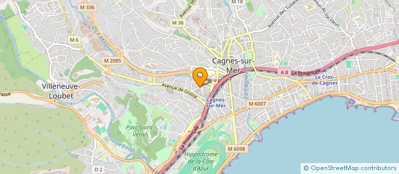 localisation de l'entreprise MONSIEUR THOMAS GONZALEZ  CAGNES-SUR-MER