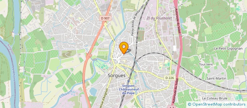 localisation de l'entreprise MONSIEUR THOMAS GONZALEZ--DEVANNE  SORGUES