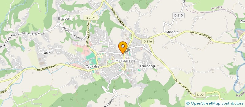 localisation de l'entreprise MONSIEUR THOMAS GORTARI  HASPARREN