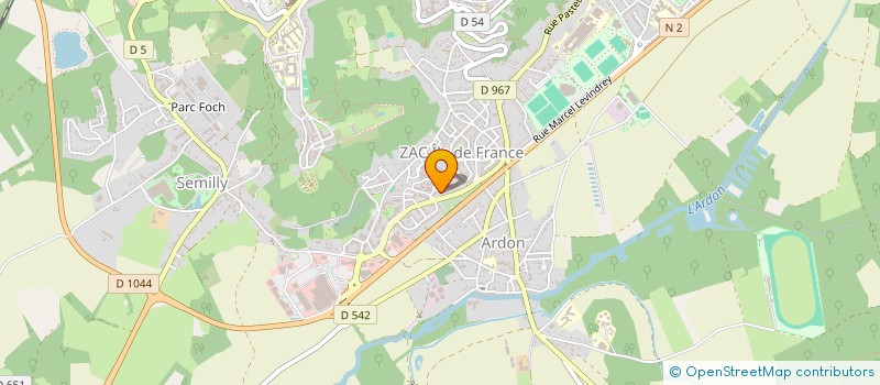 localisation de l'entreprise MONSIEUR THOMAS GOSSET à LAON