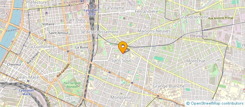 localisation de l'entreprise MONSIEUR THOMAS GOUAMENE  LYON