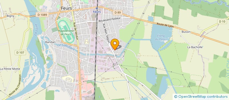 localisation de l'entreprise MONSIEUR THOMAS GOUBET  FEURS