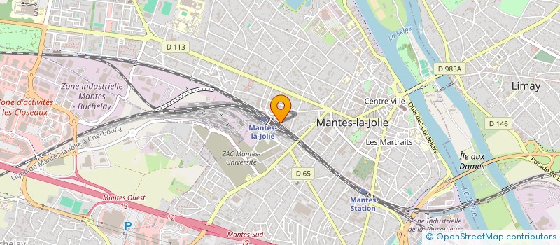 localisation de l'entreprise MONSIEUR THOMAS GOUBIER  MANTES-LA-JOLIE