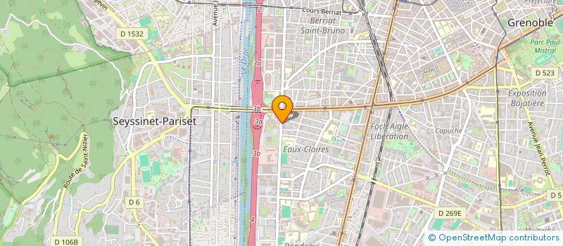 localisation de l'entreprise MONSIEUR THOMAS GOUDISSARD à GRENOBLE