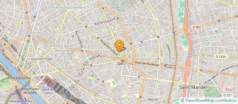 localisation de l'entreprise MONSIEUR THOMAS GOUILLON  PARIS