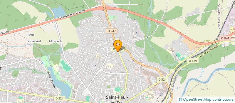 localisation de l'entreprise MONSIEUR THOMAS GOUJON  SAINT-PAUL-LES-DAX