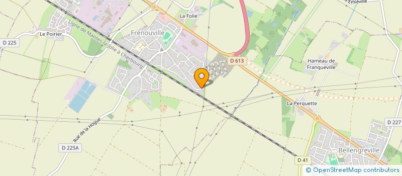 localisation de l'entreprise MONSIEUR THOMAS GOUJON  FRENOUVILLE