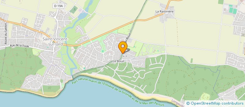 localisation de l'entreprise MONSIEUR THOMAS GOULLET à LONGEVILLE-SUR-MER