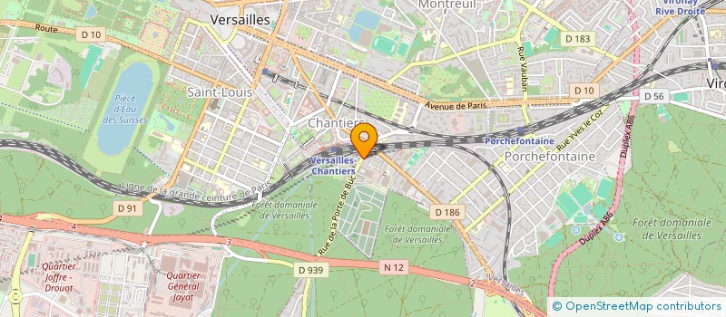 localisation de l'entreprise MONSIEUR THOMAS GOUPY à VERSAILLES