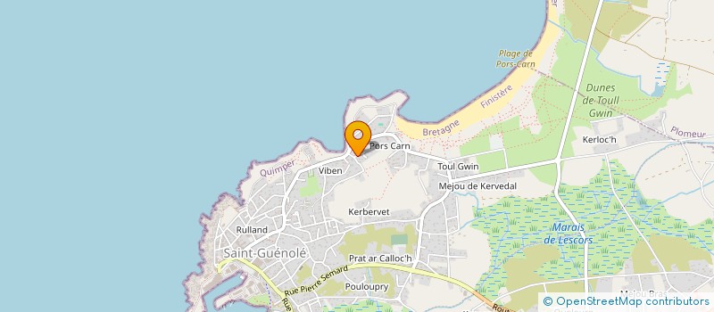 localisation de l'entreprise MONSIEUR THOMAS GOURLAOUEN à PENMARCH