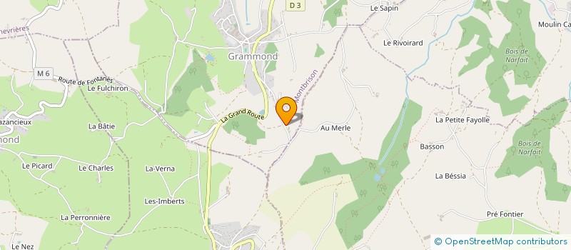 localisation de l'entreprise MONSIEUR THOMAS GOUTAGNY  GRAMMOND