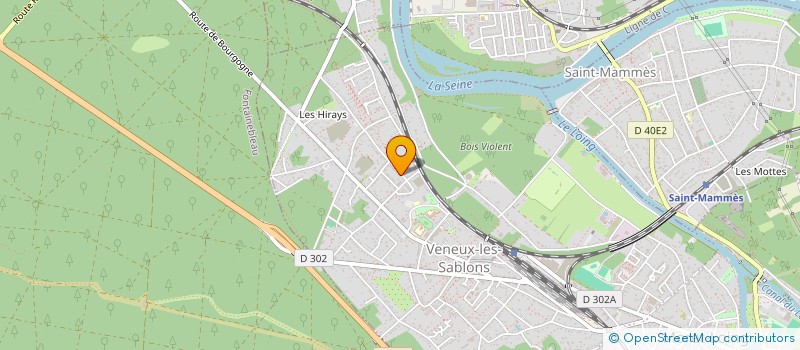 localisation de l'entreprise MONSIEUR THOMAS GRANDJEAN  MORET-LOING-ET-ORVANNE