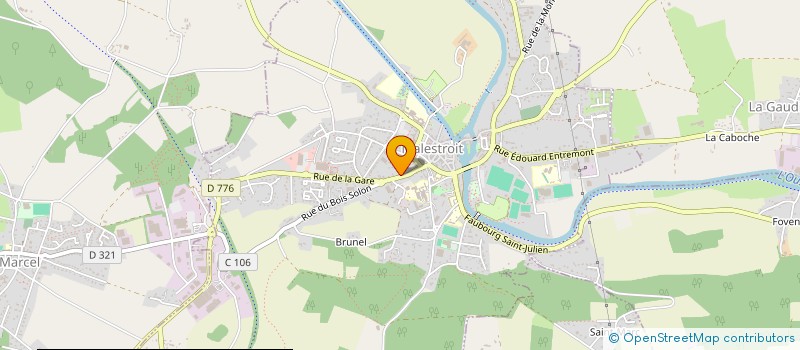 localisation de l'entreprise MONSIEUR THOMAS GRANGEREAU  MALESTROIT