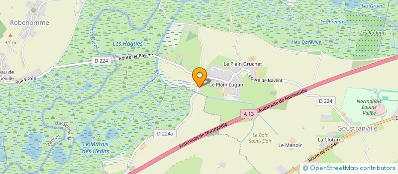 localisation de l'entreprise MONSIEUR THOMAS GRAS  GOUSTRANVILLE