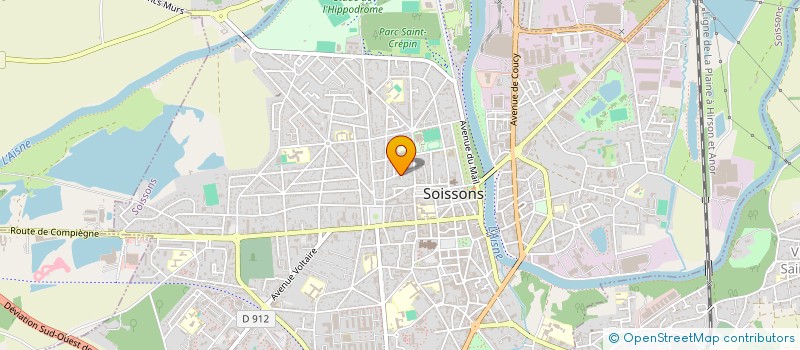 localisation de l'entreprise MONSIEUR THOMAS GRASSET à SOISSONS