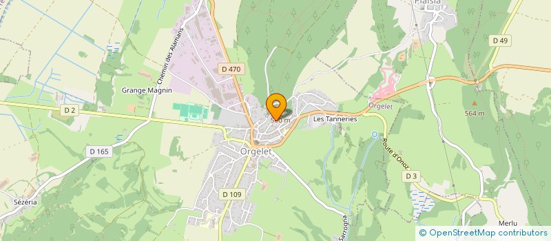 localisation de l'entreprise MONSIEUR THOMAS GRATIOT  SARROGNA