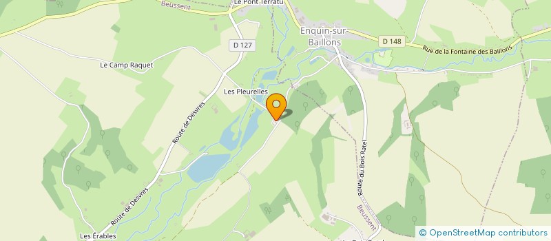 localisation de l'entreprise MONSIEUR THOMAS GRAY  BEUSSENT