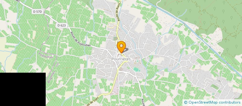 localisation de l'entreprise MONSIEUR THOMAS GRAYLEN  POURRIERES