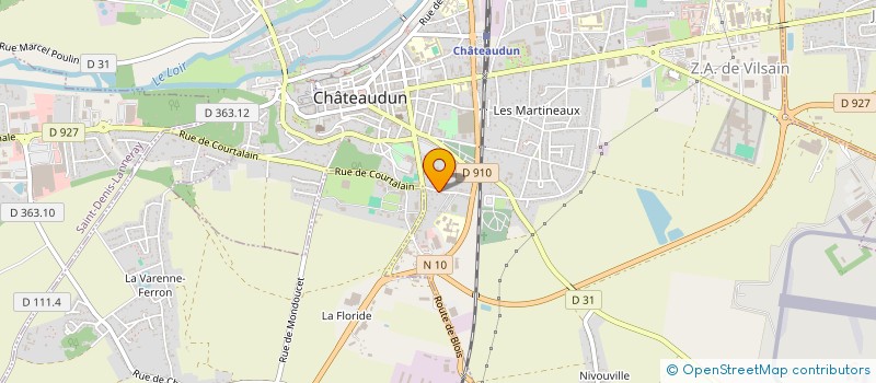 localisation de l'entreprise MONSIEUR THOMAS GREARD à CHATEAUDUN