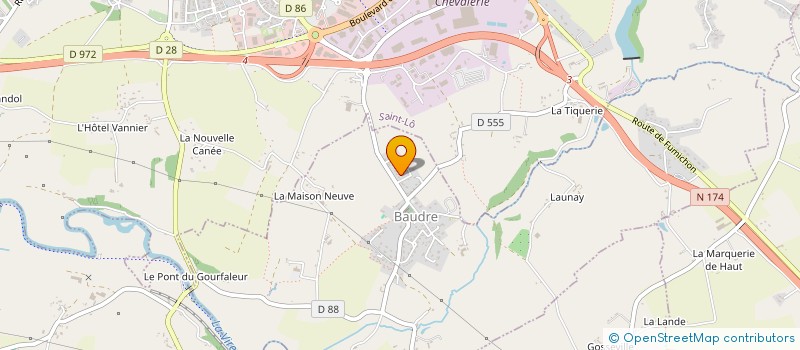 localisation de l'entreprise MONSIEUR THOMAS GRELET  BAUDRE