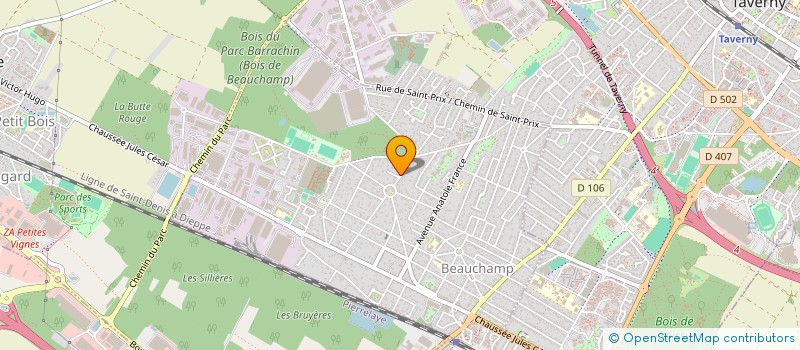 localisation de l'entreprise MONSIEUR THOMAS GRENIER  BEAUCHAMP