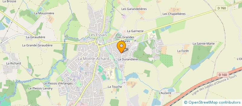 localisation de l'entreprise MONSIEUR THOMAS GRIMAUD à LES ACHARDS