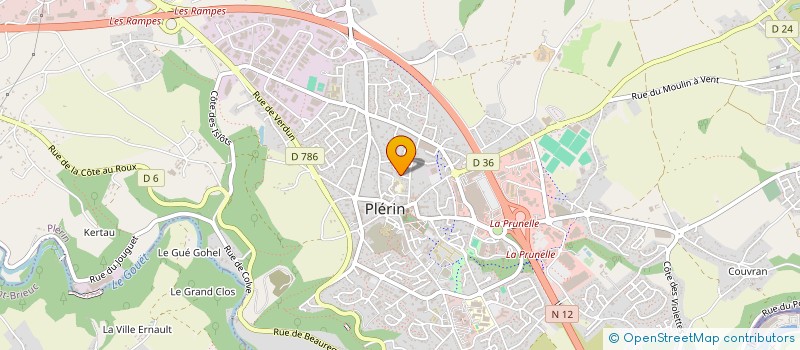 localisation de l'entreprise MONSIEUR THOMAS GRONDEIN à PLERIN