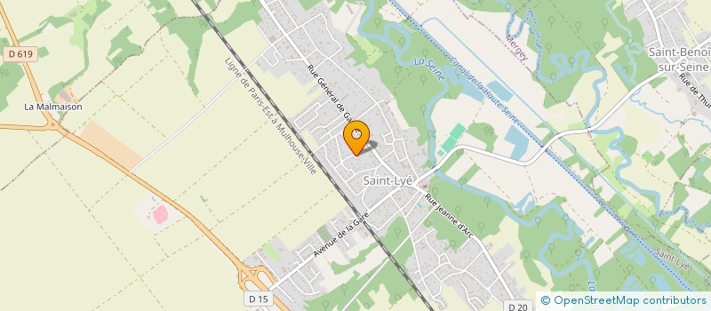 localisation de l'entreprise MONSIEUR THOMAS GRONDIN  SAINT-LYE