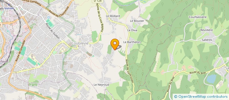 localisation de l'entreprise MONSIEUR THOMAS GROUBET  COUBLEVIE