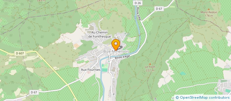 localisation de l'entreprise MONSIEUR THOMAS GROULT  BIZE-MINERVOIS